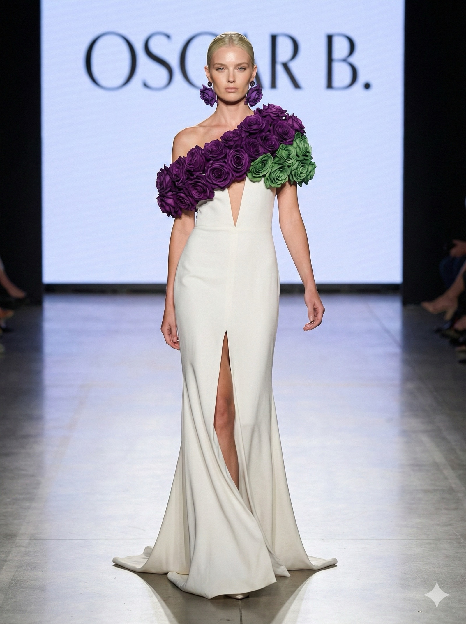 dress with contrast bodice